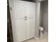 Hall closet with lots of shelving for linens and extra supplies at 8111 Lakewood Main St # 207, Lakewood Ranch, FL 34202