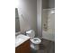 Bathroom with granite countertop vanity and shower-tub combo at 6339 Magnolia Trails Ln, Gibsonton, FL 33534