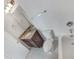 Full bathroom with a vanity with granite countertops, and a tub-shower combo at 5954 Caldera Ridge Dr, Lithia, FL 33547