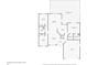 Detailed floorplan showcasing layout of bedrooms, living spaces, kitchen, and screened patio/pool area at 8147 Matthew Dr, New Port Richey, FL 34653