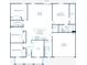 Detailed floor plan showcasing the layout of a home including bedrooms, bathrooms, kitchen, and living areas at 469 Chubut Ct, Punta Gorda, FL 33983