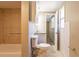 Tiled bathroom featuring neutral walls, fixtures, and view to another room at 3201 Cord St, Tampa, FL 33605