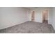 Bedroom is a versatile space with a carpeted floor and multiple entryways ready for your personalization at 2258 Sulstone Dr, Punta Gorda, FL 33983