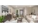 Spacious living room with contemporary design, stylish furnishings, and an open layout, perfect for hosting guests at 2349 Broadpoint Dr, Punta Gorda, FL 33983