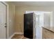 Kitchen featuring stainless steel refrigerator and modern finishes at 2500 Erie S St, St Petersburg, FL 33712