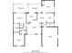 Detailed floor plan illustrating layout with bedrooms, living areas, and a screened porch, showcasing the home's design at 9811 Rainbow Ln, Port Richey, FL 34668