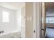Bathroom with tiled shower and tub combination at 4218 E Paris St, Tampa, FL 33610