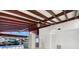 Open living area with modern ceiling, an open floor plan, and water views at 513 Flamingo Dr, Apollo Beach, FL 33572