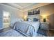 Relaxing primary bedroom with en-suite bathroom, neutral colors, and modern decor for a serene retreat at 17936 Polo Trl, Bradenton, FL 34211