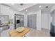 Beautiful kitchen with white cabinets, stainless steel appliances, and convenient center island at 1206 E Hamilton Ave, Tampa, FL 33604