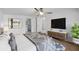 Serene main bedroom offers ample space, natural light, and an ensuite bathroom for added privacy at 1206 E Hamilton Ave, Tampa, FL 33604