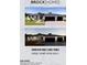 New single Gathering model home showcasing a three car garage, desert landscaping, and modern design at 24440 Kingsway Cir, Punta Gorda, FL 33983