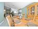 Cozy dining area adjacent to the kitchen, ideal for Gathering meals at 13004 Waterbourne Dr, Gibsonton, FL 33534