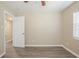 This bright bedroom features updated flooring and neutral paint, perfect for relaxation at 3645 6Th S St, St Petersburg, FL 33705