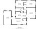 Detailed floor plan showcasing the layout with labeled rooms and dimensions for easy visualization at 3645 6Th S St, St Petersburg, FL 33705