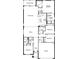 Detailed floor plan featuring 4 bedrooms, 3 bathrooms, a covered patio, and an open-concept layout at 6605 Tortoise Trl, Parrish, FL 34219