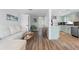 Inviting living room featuring stylish furnishings, a breakfast bar and an open design at 1805 Rita St, Sarasota, FL 34231