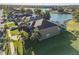 Beautiful home with an attached garage and screened in patio on a waterfront lot at 31028 Baclan Dr, Wesley Chapel, FL 33545