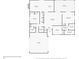 Detailed floor plan showcasing the layout with generously sized rooms and ample closet space at 4337 Marine Pkwy, New Port Richey, FL 34652