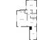 Detailed floor plan showing layout of bedrooms, kitchen, bath, living room and hall at 120 W Wildwood St, Tampa, FL 33613