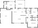 Detailed floor plan showcases the home's layout, including bedrooms, bathrooms, living spaces, and screened in porch at 1848 Redcoat Ln, Clearwater, FL 33764