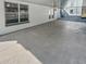 Covered lanai perfect for outdoor entertaining with concrete flooring and plenty of space at 6191 Silverdale Ave, Spring Hill, FL 34608