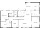 Detailed floor plan showcasing the layout of the bedrooms, baths, kitchen, and living spaces at 6804 11Th W St, Bradenton, FL 34207