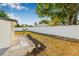 Fenced backyard with fresh landscaping, perfect for outdoor enjoyment and relaxation at 5980 32Nd N Ave, St Petersburg, FL 33710