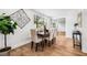 Cozy dining room features hardwood floors and modern decor at 5980 32Nd N Ave, St Petersburg, FL 33710