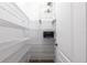 Spacious pantry with ample metal shelving for optimal storage and organization at 3215 Peace River Dr, Punta Gorda, FL 33983