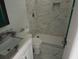 Updated bathroom features modern fixtures and a walk in shower at 125 Dolphin S Dr, Oldsmar, FL 34677