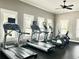 Well-equipped fitness center with modern treadmills and exercise equipment for residents at 11826 Sky Acres Ter, Bradenton, FL 34211
