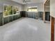Living room featuring concrete flooring and exposed framing, perfect for renovation at 2826 46Th S St, Gulfport, FL 33711