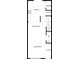 First floor plan featuring kitchen, living room, dining area, pantry, laundry room and WC at 1238 Standridge Dr, Wesley Chapel, FL 33543