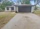 Charming single-story home with a well-maintained lawn, gray garage door, and inviting curb appeal at 27118 Fernery Ave, Brooksville, FL 34602