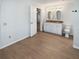 Bathroom featuring a vanity with double sinks and a toilet at 1404 Rosewood Ave, Dunedin, FL 34698