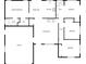Home floor plan showing the layout of all rooms at 1404 Rosewood Ave, Dunedin, FL 34698