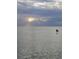 Tranquil ocean scene with a bird in flight, illuminated by the sun's radiant glow at 26187 Argentina Dr, Punta Gorda, FL 33983