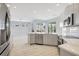 Bright kitchen features modern appliances, quartz countertops and lots of natural light at 11019 Pine Lilly Pl, Lakewood Ranch, FL 34202