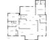 Detailed floor plan showcasing the layout of the home, including bedrooms, bathrooms, and living spaces at 1115 31St W St, Bradenton, FL 34205
