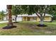 Well-maintained single-Gathering home featuring mature trees and landscaping at 201 Chardin Dr, Nokomis, FL 34275