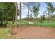 Scenic golf course view from the property, featuring a sand trap at 2444 Grandfather Mtn, Spring Hill, FL 34606