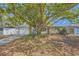 Charming single-story home featuring a lush, mature tree in the front yard at 3702 Pensdale Dr, New Port Richey, FL 34652