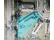 Aerial view of the home's lot lines and surrounding neighborhood at 1427 Hyssop Loop, North Port, FL 34289