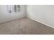 Bright bedroom with neutral carpet and a window providing natural light at 4914 Trinidad Dr, Land O Lakes, FL 34639