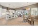 The open kitchen flows into the dining and living areas, perfect for entertaining at 5405 Merritt Island Dr, Apollo Beach, FL 33572