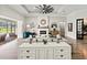 Elegantly decorated living room with stylish furniture, fireplace, and lots of space at 6306 Foxbrook Trl, Parrish, FL 34219