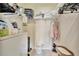 A functional walk-in closet features built-in wire shelving and ample storage solutions for organization at 4062 Overture Cir # 4062, Bradenton, FL 34209