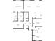 This floorplan shows the layout of the home, including the primary bedroom, living room, kitchen, and additional bedrooms at 11510 Southern Creek Dr, Gibsonton, FL 33534