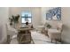 Bright home office featuring stylish furniture and a peaceful workspace at 18213 Cresswind Ter, Lakewood Ranch, FL 34211